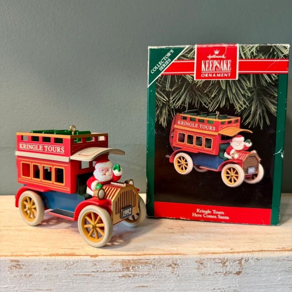 1992 Hallmark Santa Kringle Tours #14 Vintage Christmas Keepsake Ornament | 90s